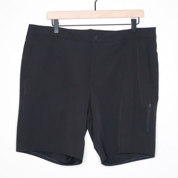 All In Motion Mens Active Shorts Size‎ 38 Black Running Lightweight Gym - Picture 1 of 9